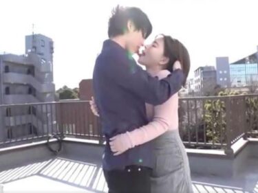 【素人×ナンパ】キスだけでビショビショに濡れる巨乳女子大生！